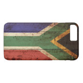 Zuid-Afrika Vlag op oude houten graan Case-Mate iPhone Case (Achterkant (Horizontaal))