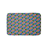 ZUID-AFRIKA VLAG Patriottisch Geometrisch Modern Badmat (Voorkant)