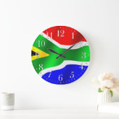 ZUID-AFRIKA-vlag - Patriottische wandklok (Huis)