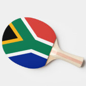 Zuid-Afrika vlag pingpong paddle for tabletennis Tafeltennisbatje (Zijkant)