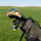 Zuid-Afrika Vlag Prachtig Patriottisch Golfheadcover (Insitu)