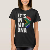 Zuid-Afrika Vlag Pride Land van herkomst T-shirt (Voorkant)