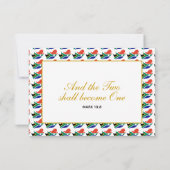 Zuid-Afrika vlag RSVP (Achterkant)