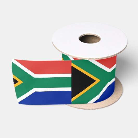 Zuid-Afrika Vlag Satijnen Lint (Spoel)