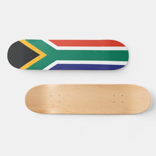Zuid-Afrika vlag Skateboard (Horizontaal)