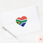 Zuid-Afrika Vlag Splendid Patriotic Hart Sticker (Envelop)