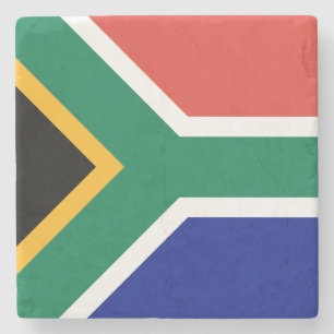 Zuid-Afrika Vlag Stenen Onderzetter