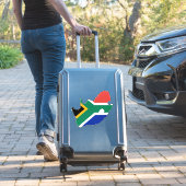 Zuid-Afrika Vlag Sticker XL (Koffer Insitu)