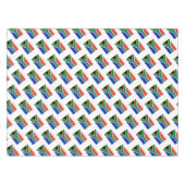 ZUID-AFRIKA Vlag Stijlvol Patriottisch Tafelkleed (Voorkant (Horizontaal))