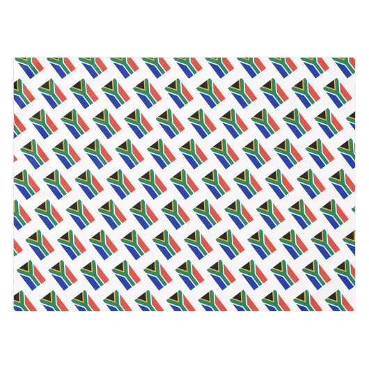 ZUID-AFRIKA Vlag Stijlvol Patriottisch Tafelkleed (Voorkant (Horizontaal))