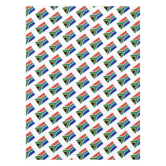 ZUID-AFRIKA Vlag Stijlvol Patriottisch Tafelkleed (Voorkant)