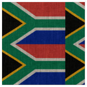 Zuid-Afrika Vlag Stof (Close Up)