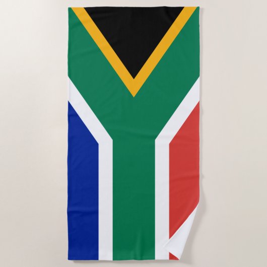 Zuid-Afrika Vlag Strandlaken (Voorkant)