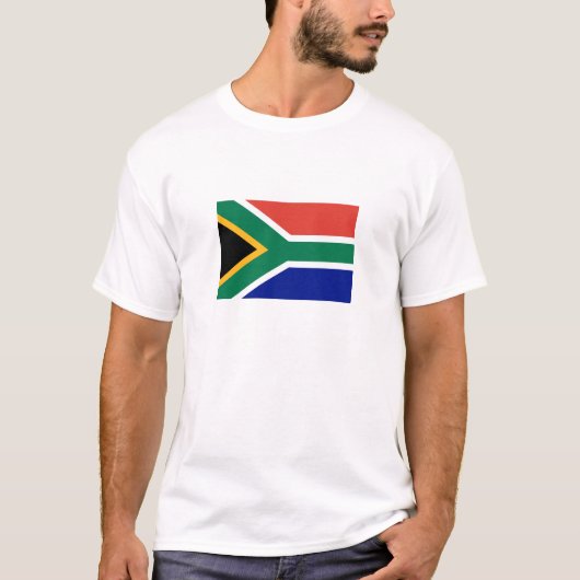 Zuid-Afrika Vlag T-shirt (Voorkant)
