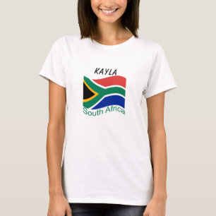 Zuid-Afrika Vlag T-Shirt