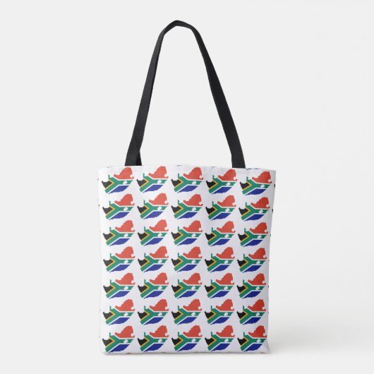 ZUID-AFRIKA-VLAG TOTE BAG (Achterkant)