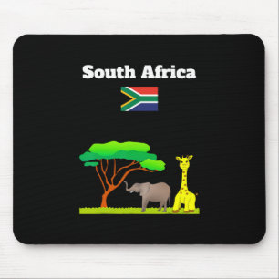 Zuid-Afrika Vlag Vakantie Souvenir Safari Liefhebb Muismat