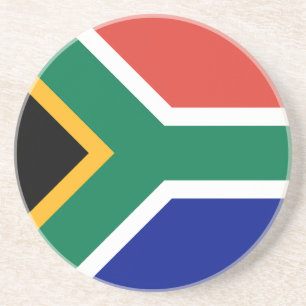 Zuid-Afrika Vlag Zandsteen Onderzetter