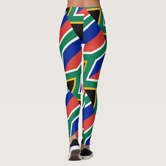 Zuid-Afrika vlag Zuid-Afrikaans patriottisch Leggings (Achterkant)