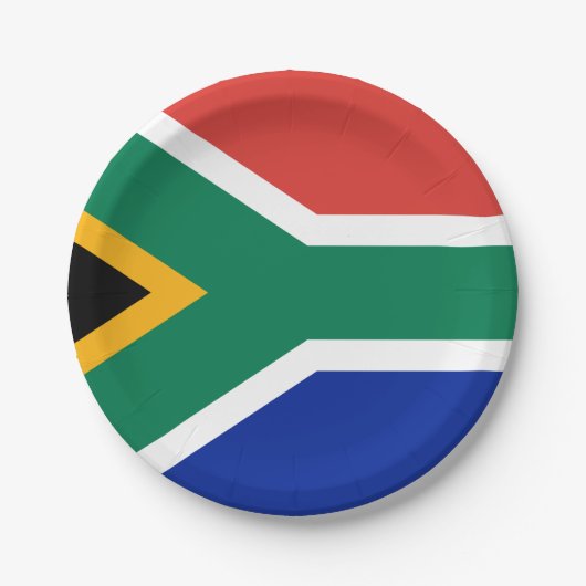 Zuid-Afrika vlag Zuid-Afrikaans patriottisch Papieren Bordje (Voorkant)