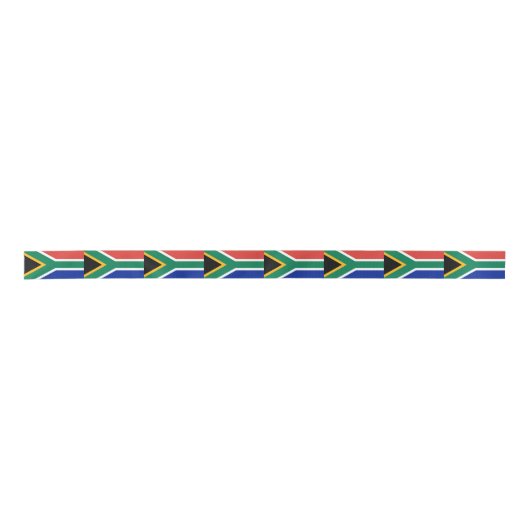 Zuid-Afrika vlag Zuid-Afrikaans patriottisch Satijnen Lint (Voorkant)