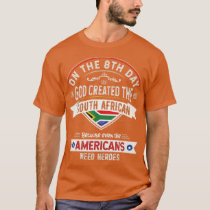 Zuid-Afrika Vlag Zuid-Zuidelijke Zuid-Afrikaanse M T-shirt