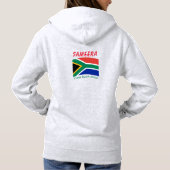 Zuid-Afrika Vlag Zweatshirt Hoodie (Achterkant)