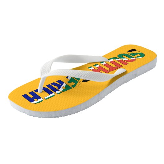 Zuid-Afrika - vlaggen - Quirky Teenslippers (Schuin)