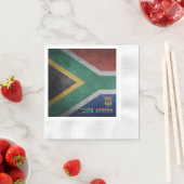 Zuid-Afrika vlaggen van wapens Servet (Insitu)