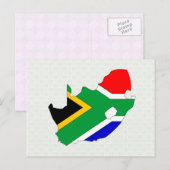 Zuid-Afrika - Vlaggenkaart, volledig formaat Briefkaart (Voorkant / Achterkant)