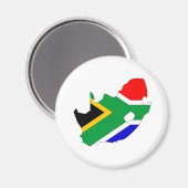 Zuid-Afrika - Vlaggenkaart, volledig formaat Magneet (Voorkant / Achterkant)