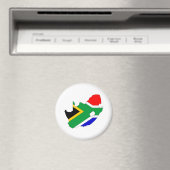 Zuid-Afrika - Vlaggenkaart, volledig formaat Magneet (Insitu (Vaatwasser))