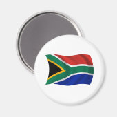 Zuid-Afrika Vlagmagneet Magneet (Voorkant / Achterkant)