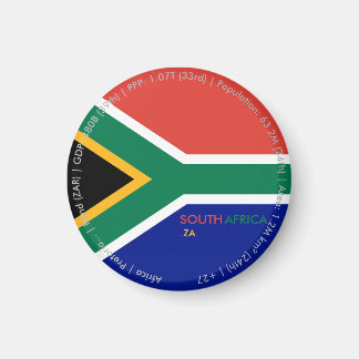 Zuid-Afrika Vlagmagneet Magneet