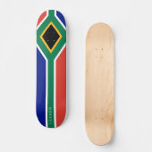 Zuid-Afrika vlagpatroon Persoonlijk Skateboard (Voorkant)