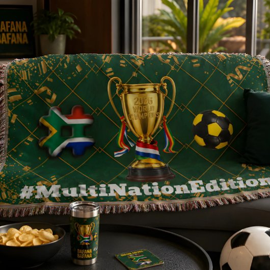 Zuid-Afrika Voetbal | 2026 Global Games Goud Blank Deken