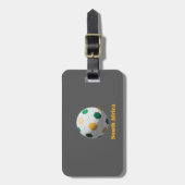 Zuid-Afrika Voetbal Bagagelabel (Voorkant verticaal)