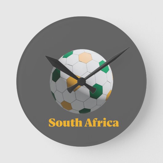Zuid-Afrika Voetbal Ronde Klok (Voorkant)