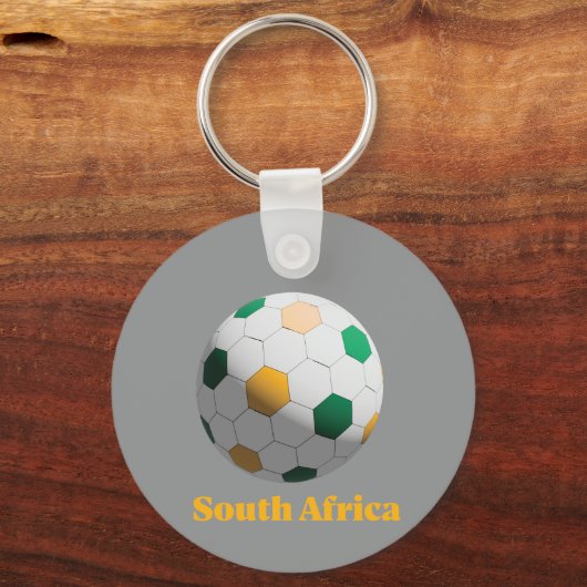 Zuid-Afrika Voetbal Sleutelhanger (Achterkant)