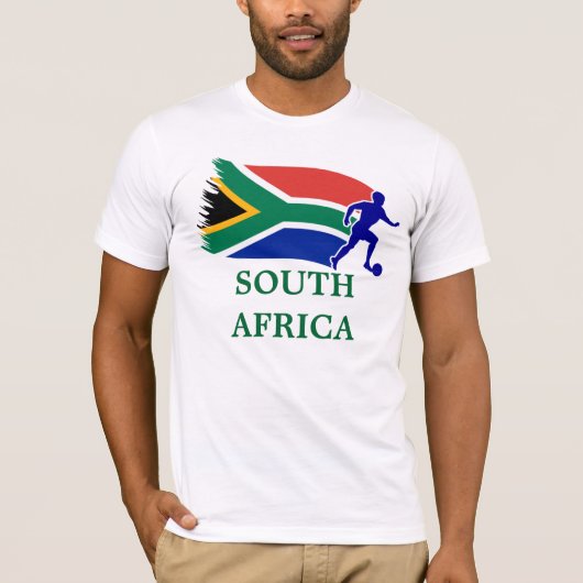 Zuid-Afrika Voetbal T-shirt (Voorkant)
