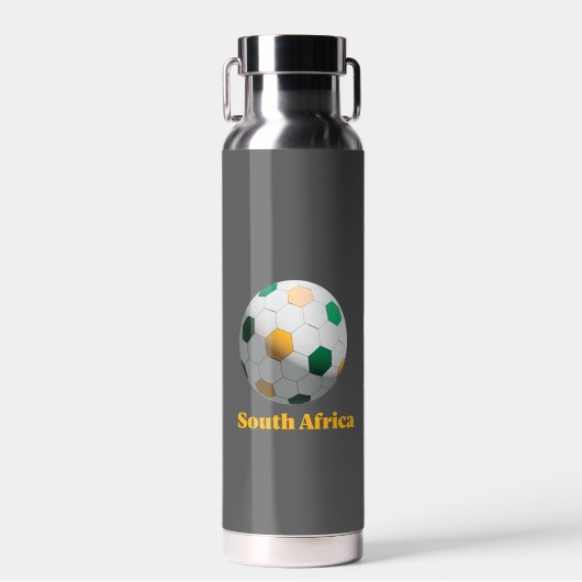 Zuid-Afrika Voetbal Waterfles (Voorkant)