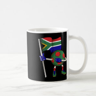 Zuid-Afrika Voetbalshirt Afrika Vlag Voetbal Da Koffiemok