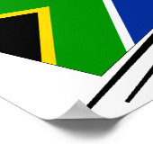 Zuid-Afrika Voetbalteam Poster (Hoek)