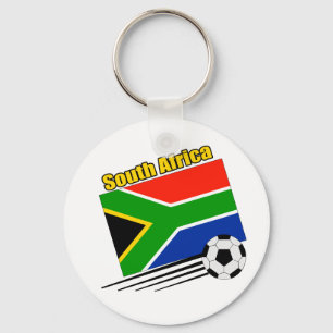 Zuid-Afrika Voetbalteam Sleutelhanger
