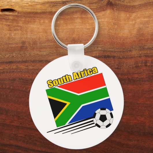 Zuid-Afrika Voetbalteam Sleutelhanger (Voorkant)