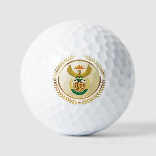 Zuid-Afrika Wapen Golfballen (Voorkant)