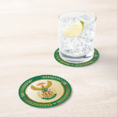 Zuid-Afrika Wapen Ronde Kartonnen Onderzetter (Insitu)