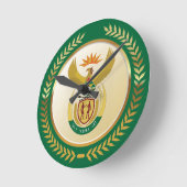 Zuid-Afrika Wapen Ronde Klok (Hoek)