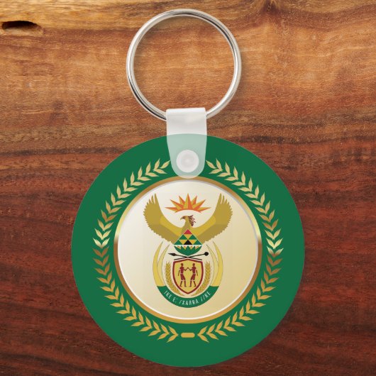 Zuid-Afrika Wapen Sleutelhanger (Voorkant)