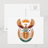 Zuid-Afrika Wapenmunt Briefkaart (Voorkant / Achterkant)